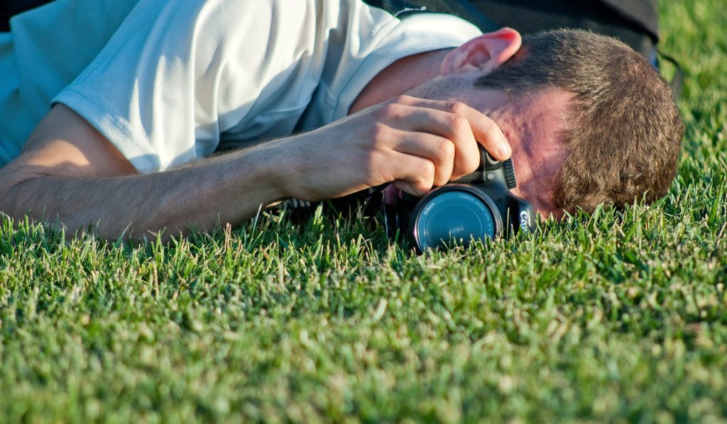 mãos livres - Maquina Fotográfica Profissional