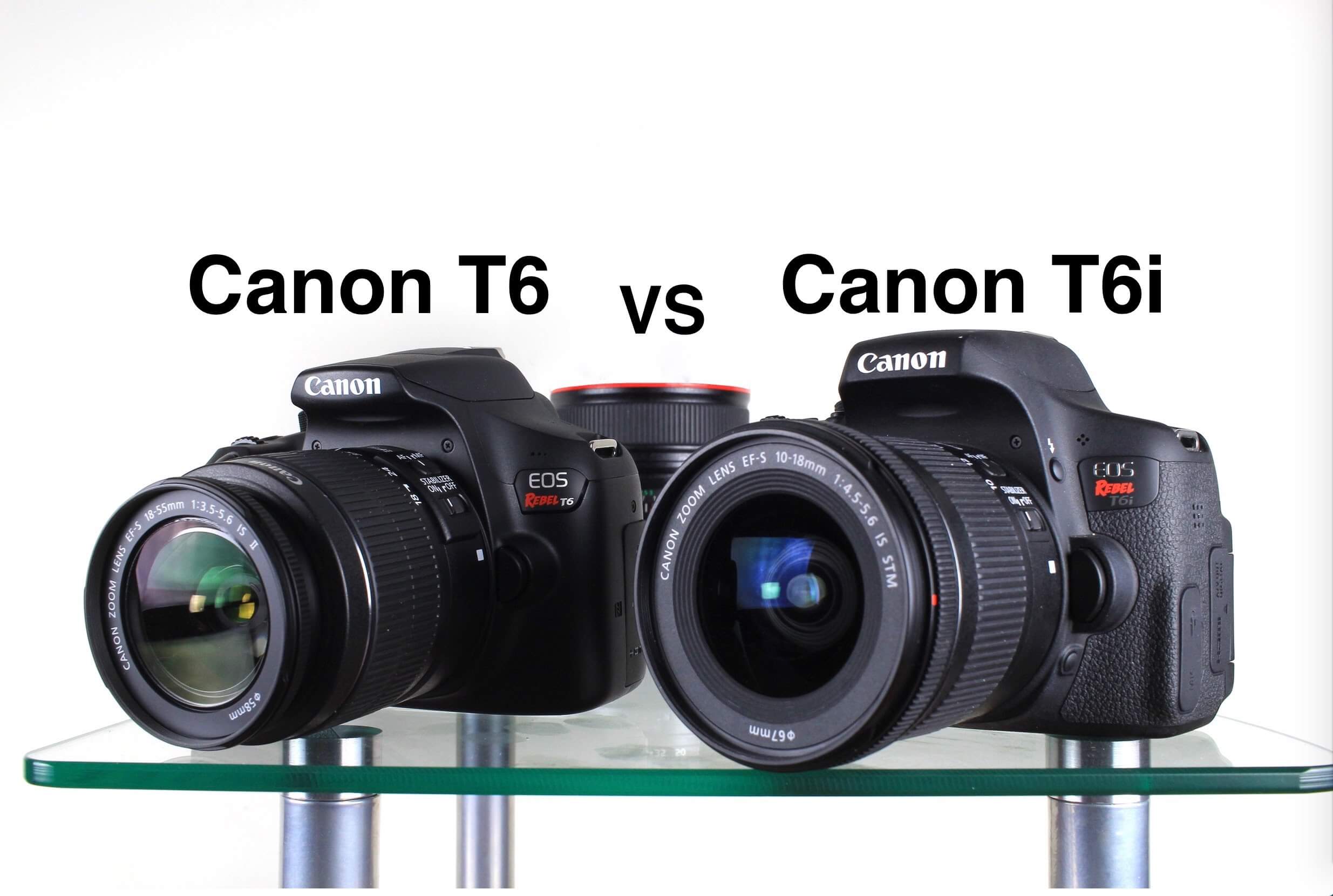 Resumo Canon T6 x T6i