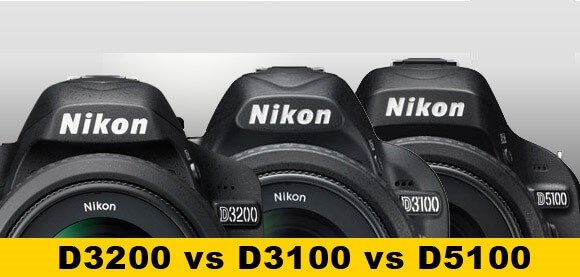 D3300 vs D3200 vs D3100