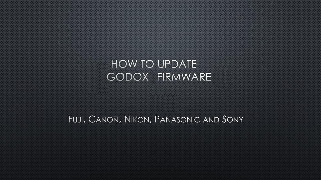Atualizacaoss Godox de Firmware e Manuais para Flashes e Disparadores