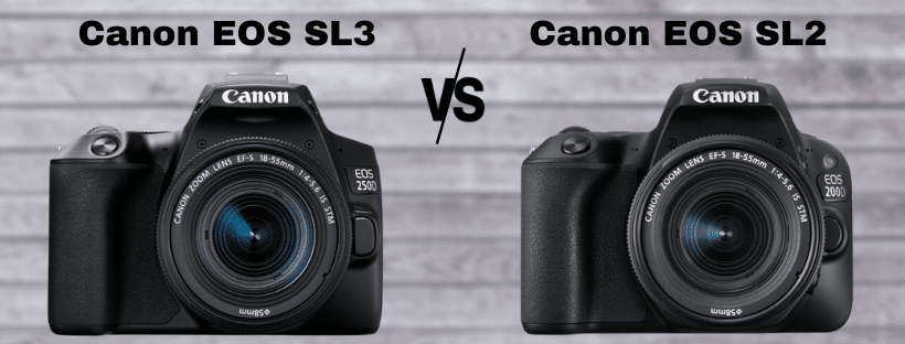 Canon EOS SL3 vs Canon EOS SL2