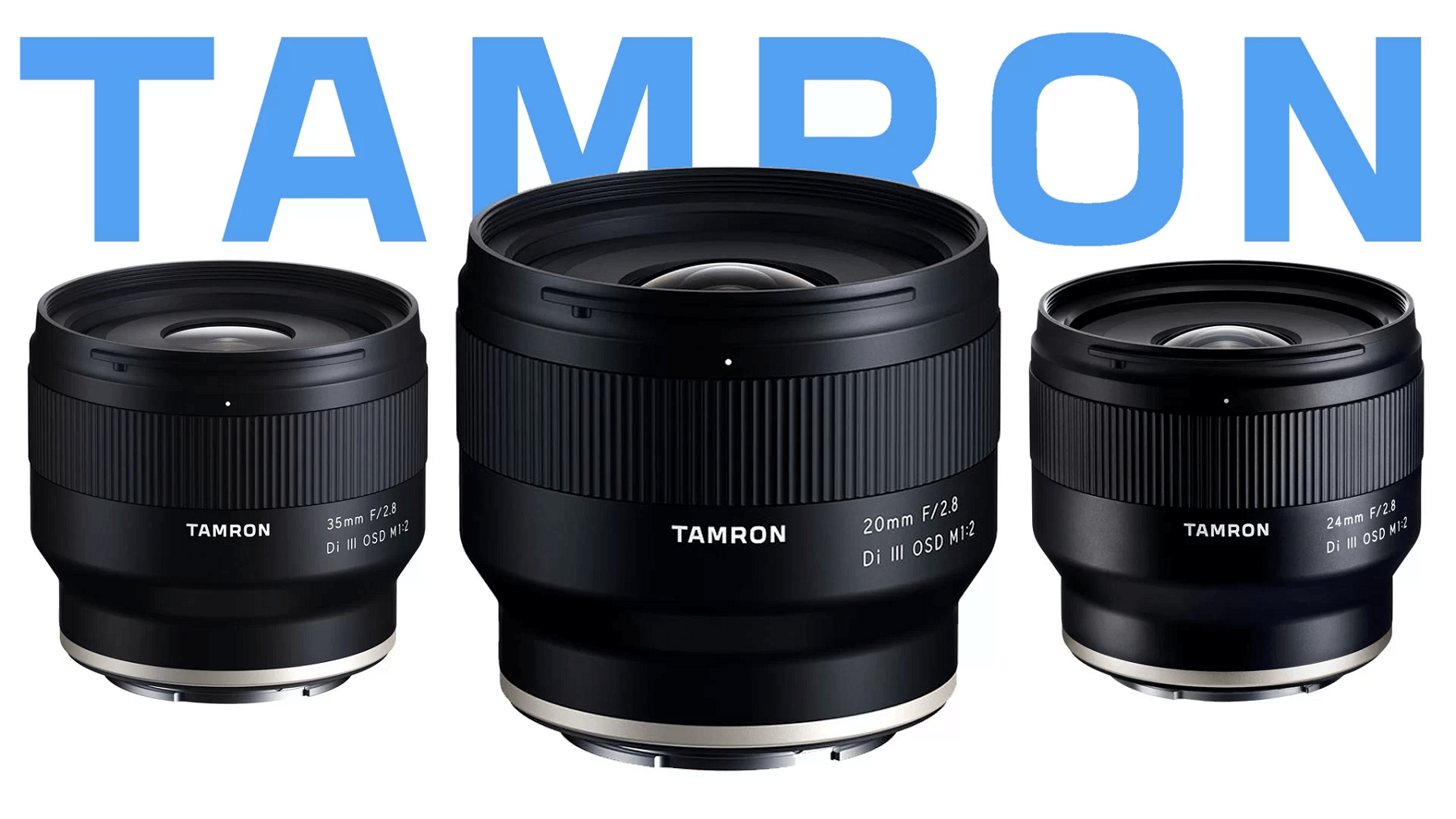 Novas atualizações de firmware para Lentes Tamron 20mm, 24mm, 35mm