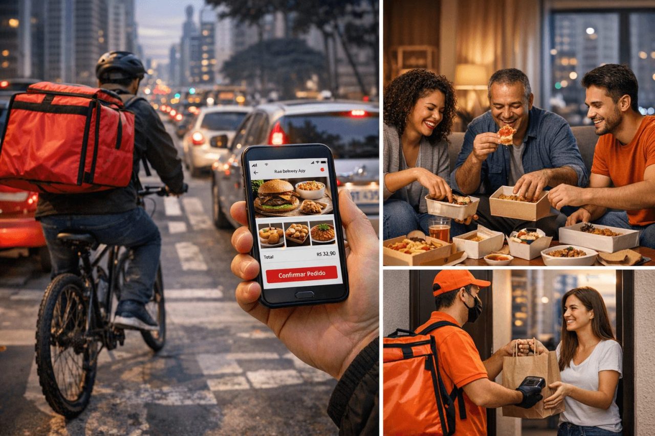 Gastos com Delivery de Comida nas Cidades Brasileiras